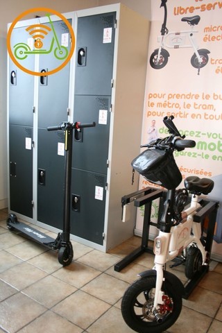 Consigne recharge pour trottinette électrique